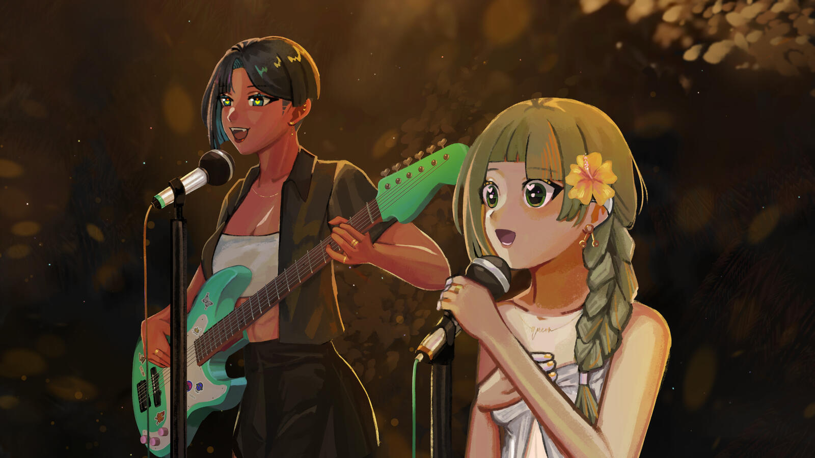 Music video illustration for "Queen (Tagalog Ver.)" by Kiwwiraptor